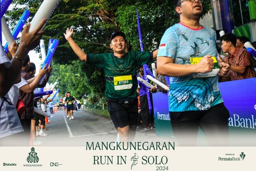 Race photo from Mangkunegaran Run 2024