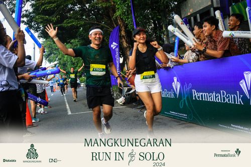 Race photo from Mangkunegaran Run 2024