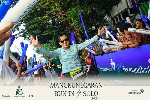 Race photo from Mangkunegaran Run 2024
