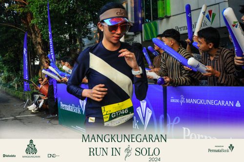 Race photo from Mangkunegaran Run 2024