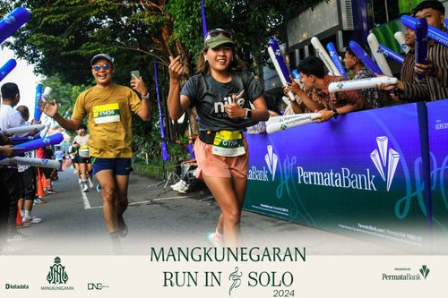 Race photo from Mangkunegaran Run 2024