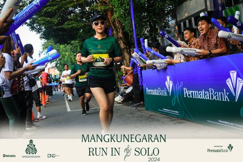 Race photo from Mangkunegaran Run 2024