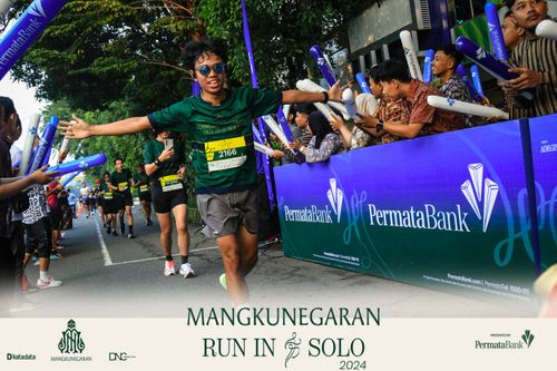 Race photo from Mangkunegaran Run 2024