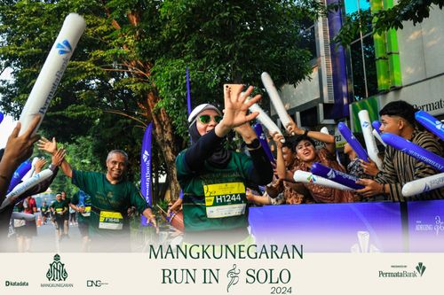 Race photo from Mangkunegaran Run 2024