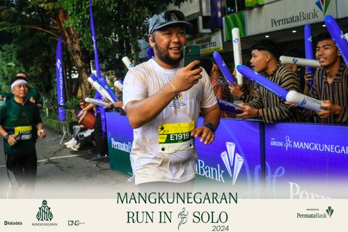 Race photo from Mangkunegaran Run 2024