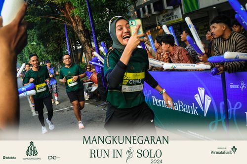 Race photo from Mangkunegaran Run 2024