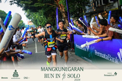 Race photo from Mangkunegaran Run 2024