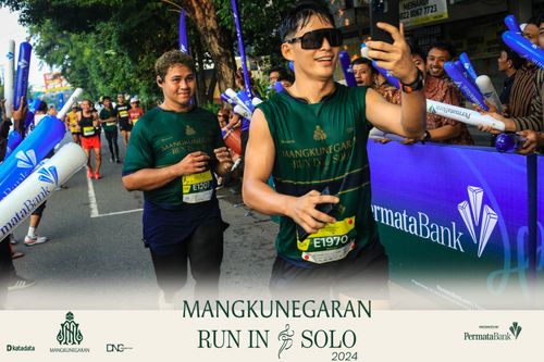 Race photo from Mangkunegaran Run 2024