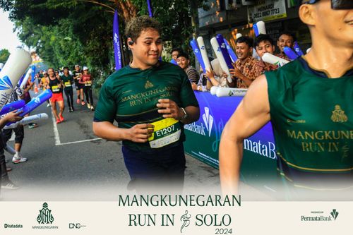 Race photo from Mangkunegaran Run 2024