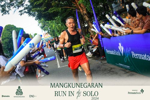 Race photo from Mangkunegaran Run 2024