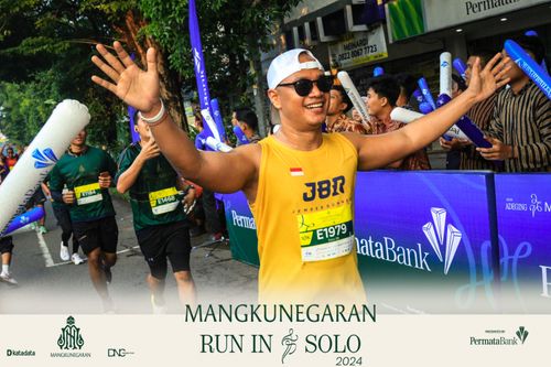 Race photo from Mangkunegaran Run 2024