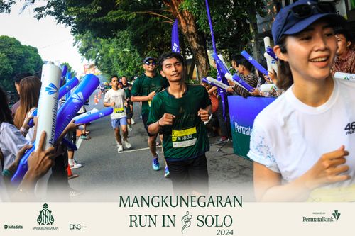 Race photo from Mangkunegaran Run 2024