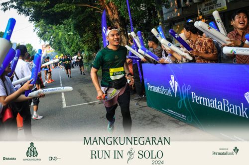 Race photo from Mangkunegaran Run 2024