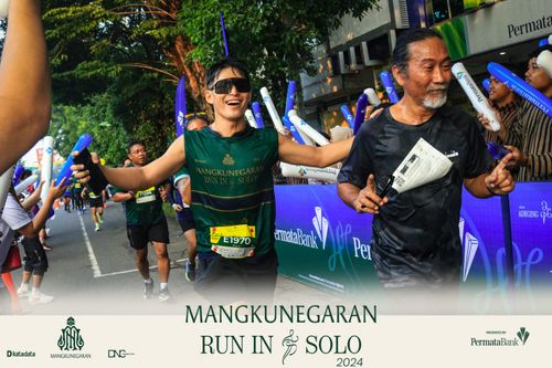 Race photo from Mangkunegaran Run 2024