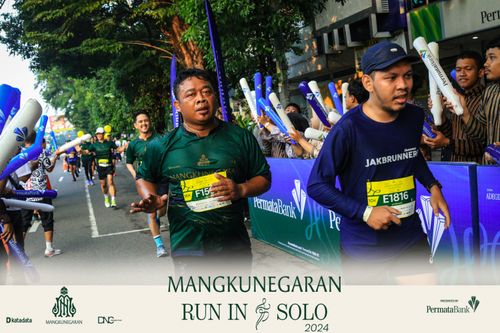 Race photo from Mangkunegaran Run 2024