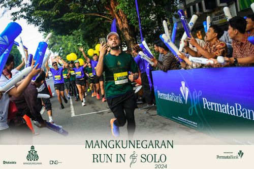 Race photo from Mangkunegaran Run 2024