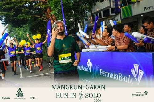 Race photo from Mangkunegaran Run 2024
