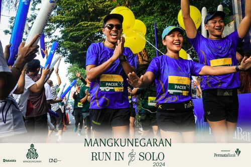 Race photo from Mangkunegaran Run 2024