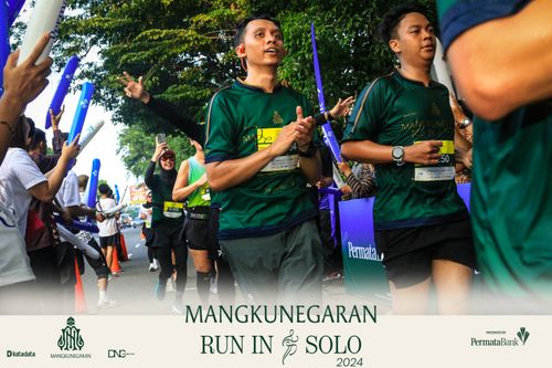Race photo from Mangkunegaran Run 2024