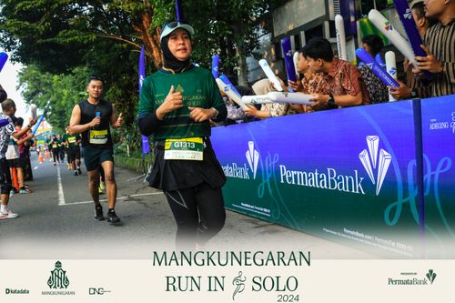 Race photo from Mangkunegaran Run 2024