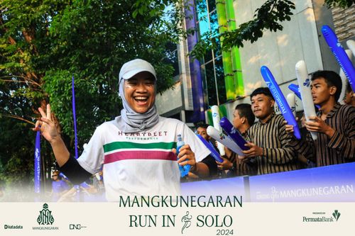 Race photo from Mangkunegaran Run 2024