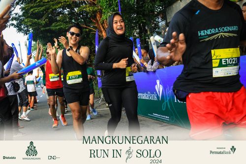Race photo from Mangkunegaran Run 2024