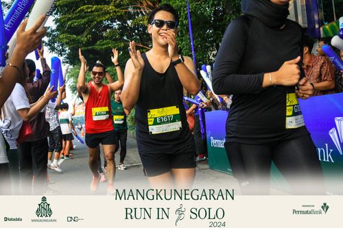 Race photo from Mangkunegaran Run 2024