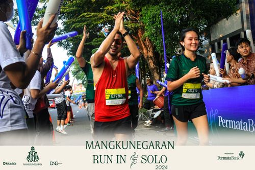 Race photo from Mangkunegaran Run 2024