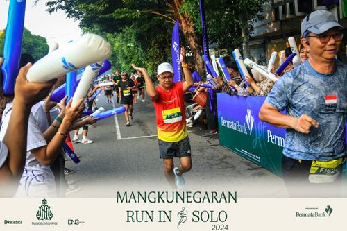Race photo from Mangkunegaran Run 2024