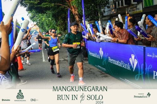 Race photo from Mangkunegaran Run 2024