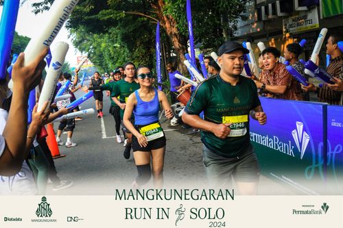 Race photo from Mangkunegaran Run 2024