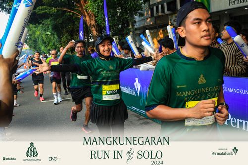 Race photo from Mangkunegaran Run 2024