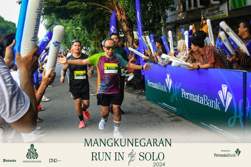 Race photo from Mangkunegaran Run 2024