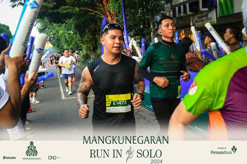 Race photo from Mangkunegaran Run 2024