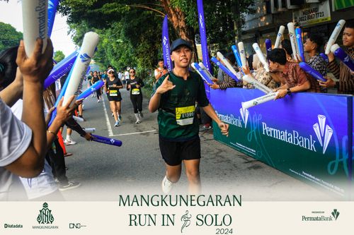 Race photo from Mangkunegaran Run 2024