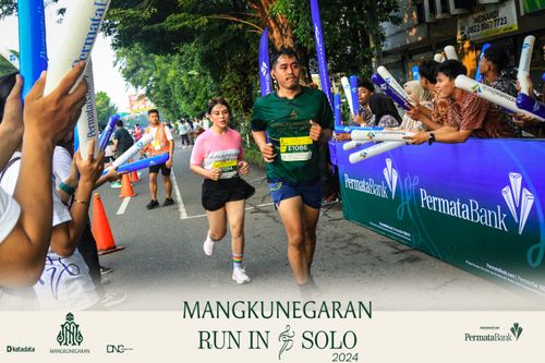 Race photo from Mangkunegaran Run 2024