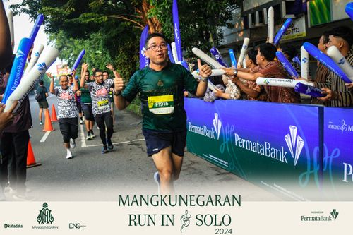 Race photo from Mangkunegaran Run 2024
