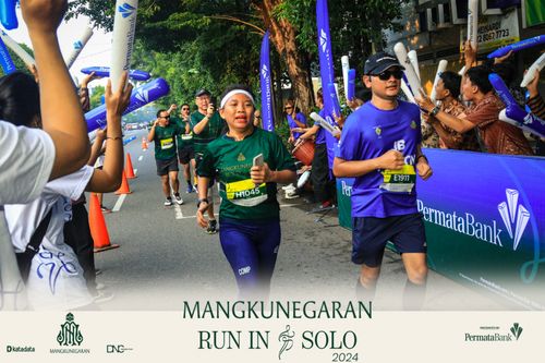 Race photo from Mangkunegaran Run 2024