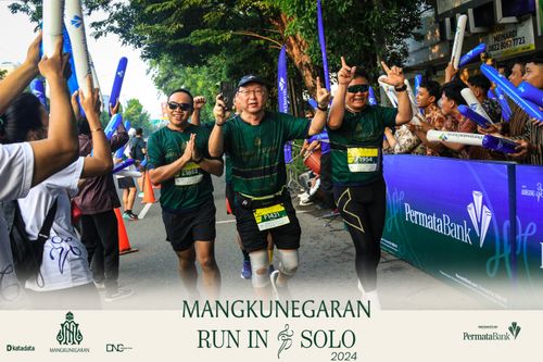 Race photo from Mangkunegaran Run 2024
