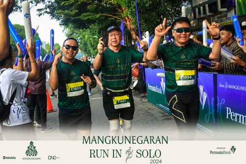 Race photo from Mangkunegaran Run 2024