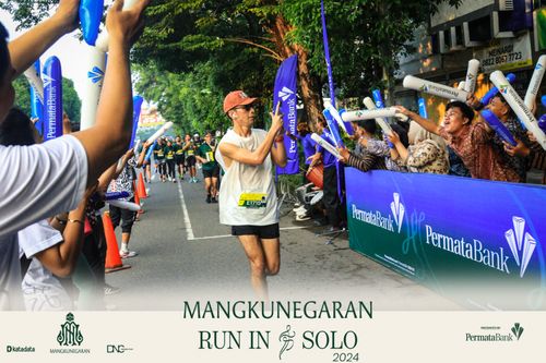 Race photo from Mangkunegaran Run 2024