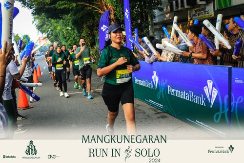 Race photo from Mangkunegaran Run 2024