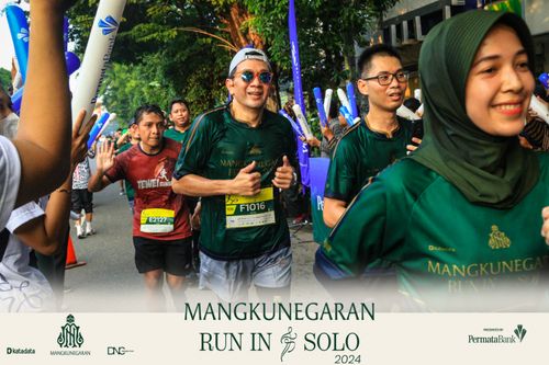 Race photo from Mangkunegaran Run 2024