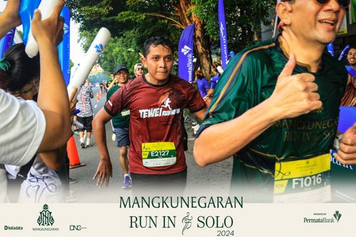 Race photo from Mangkunegaran Run 2024