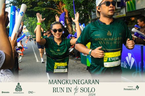 Race photo from Mangkunegaran Run 2024