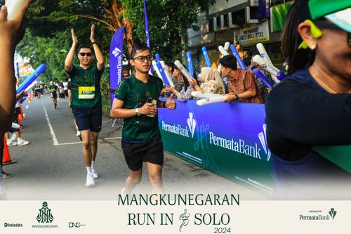 Race photo from Mangkunegaran Run 2024