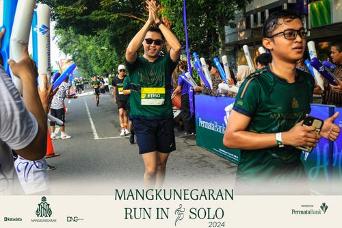 Race photo from Mangkunegaran Run 2024