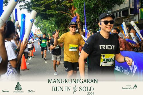 Race photo from Mangkunegaran Run 2024