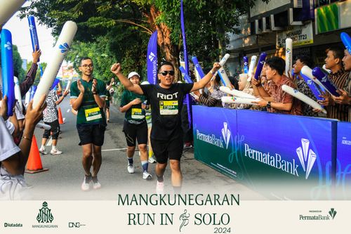 Race photo from Mangkunegaran Run 2024