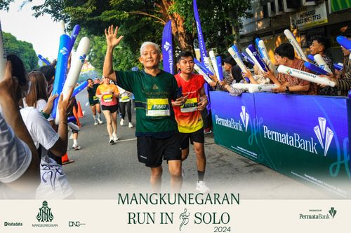 Race photo from Mangkunegaran Run 2024